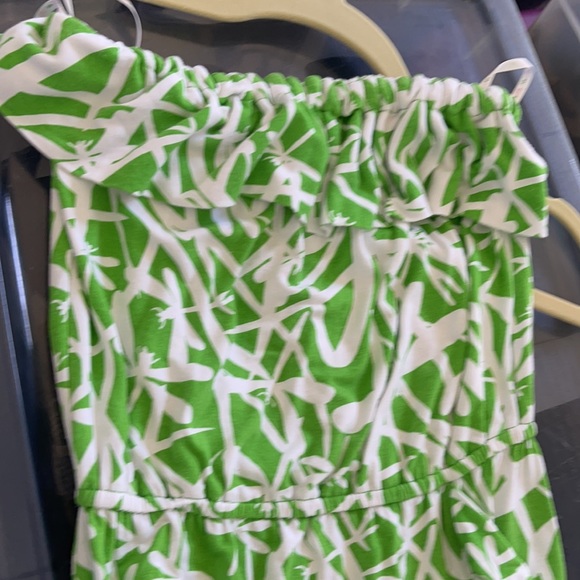 Lilly Pulitzer size XS green dress dragon fly - Picture 3 of 5